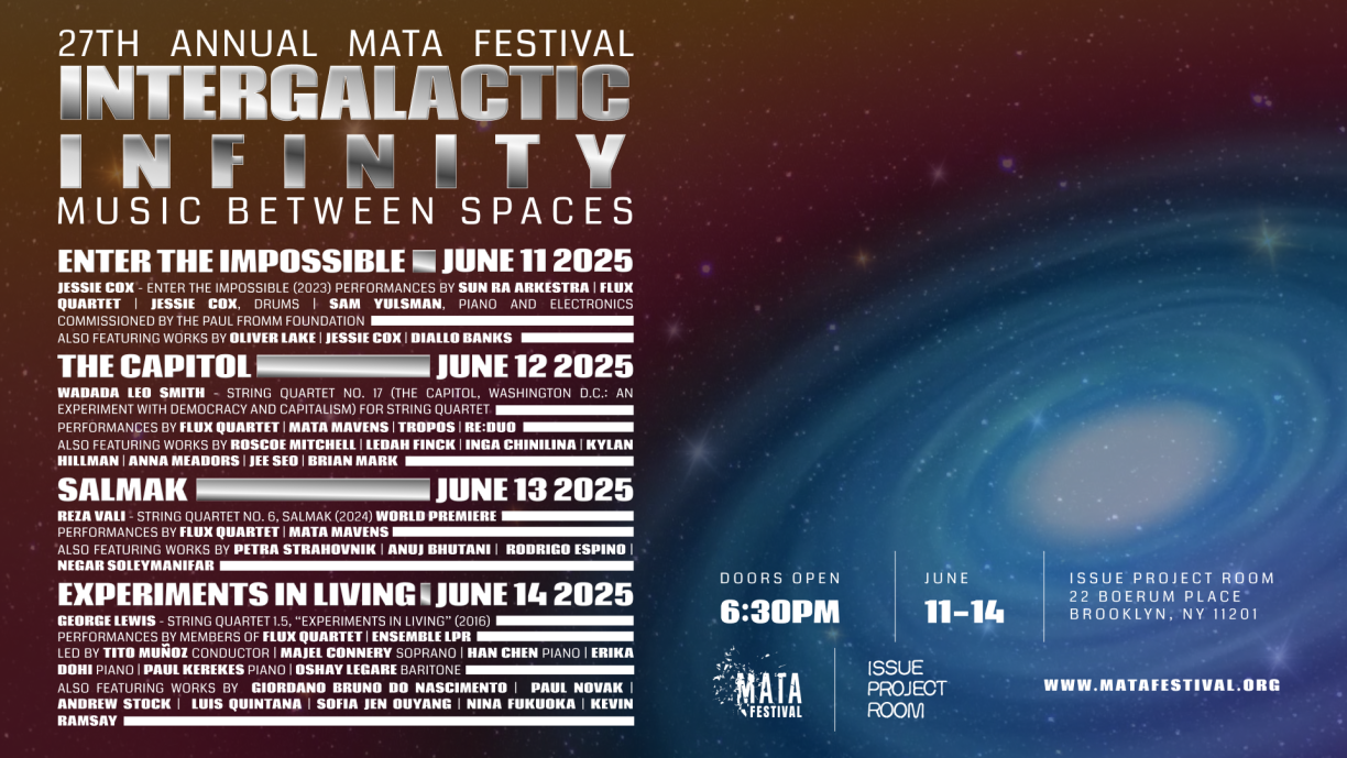 27th Annual MATA Festival Cover Art by Alexandar Krastev.