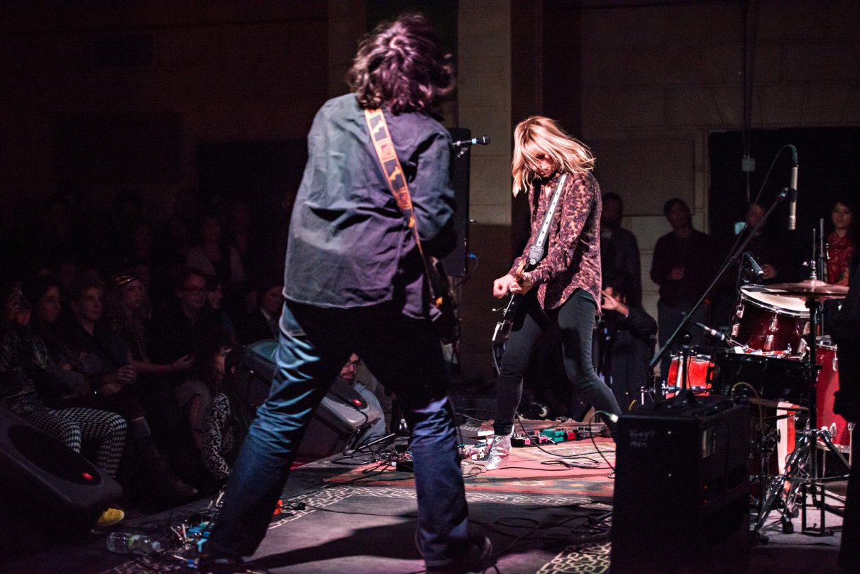 Kim Gordon and Bill Nace by Sara Stadtmiller/SRS Photography, 11/13/13