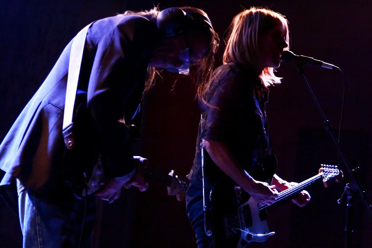 Loren Connors and Kim Gordon by Bradley Buehring, December 2014