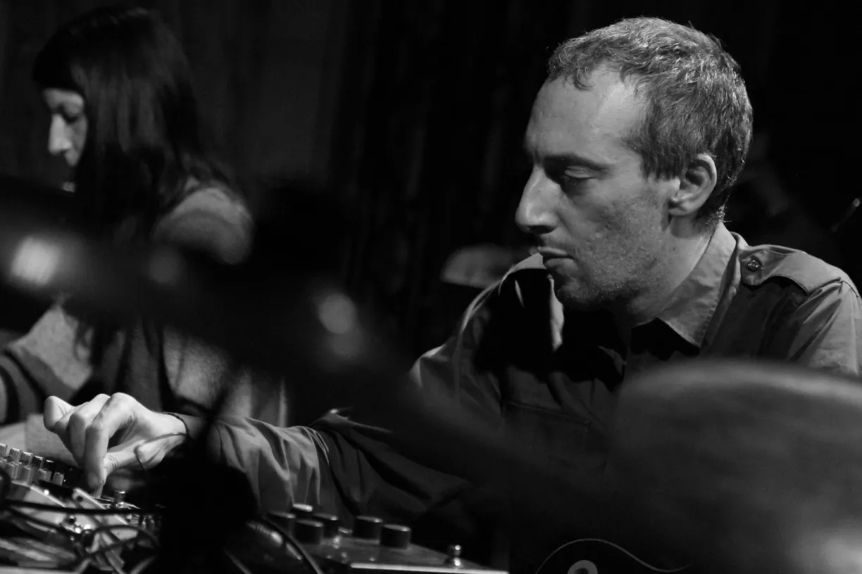 Oren Ambarchi and crys cole, as part of Unsound NY by Bradley Buehring, April 2014