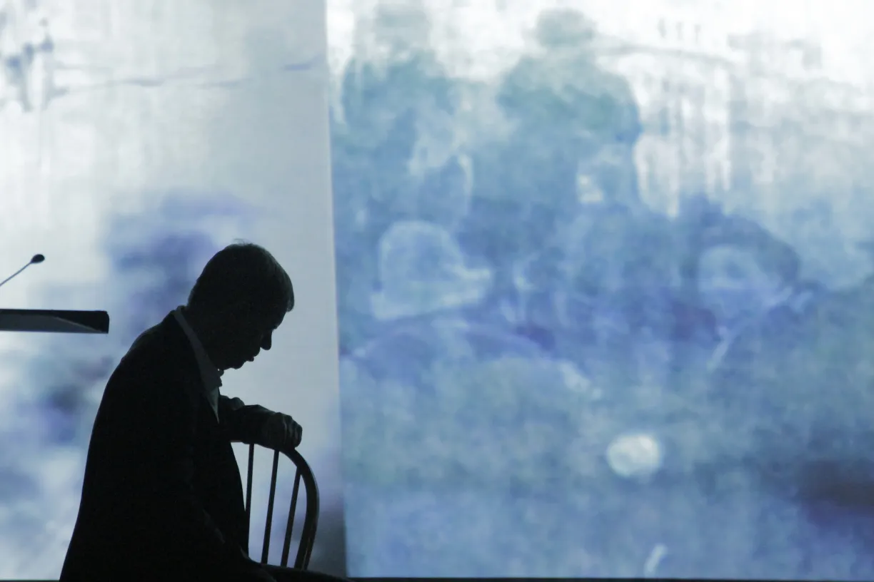 Nicholas Isherwood in Elliott Sharp's "Port Bou" by Bradley Buehring, October 2014